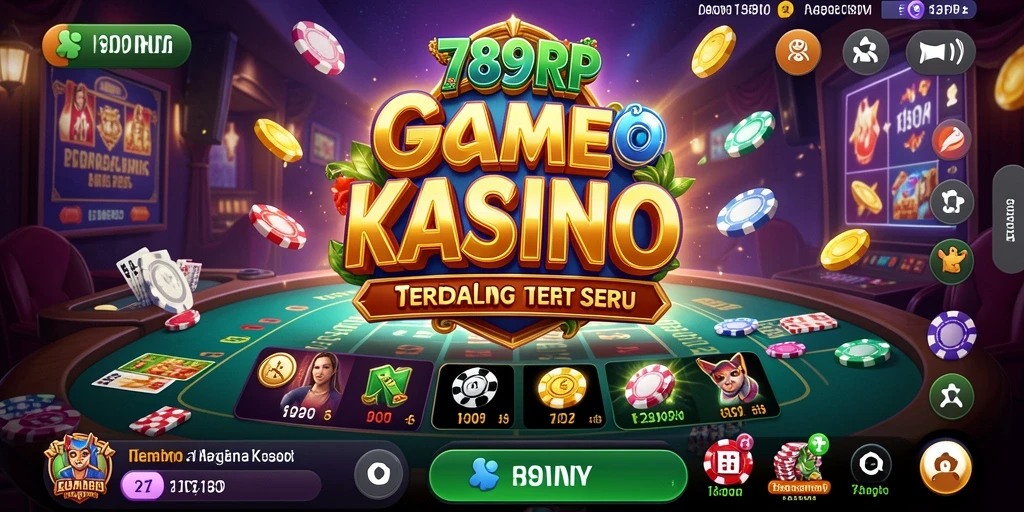 Screenshot 789RP menampilkan aksi seru dalam permainan Kasino.