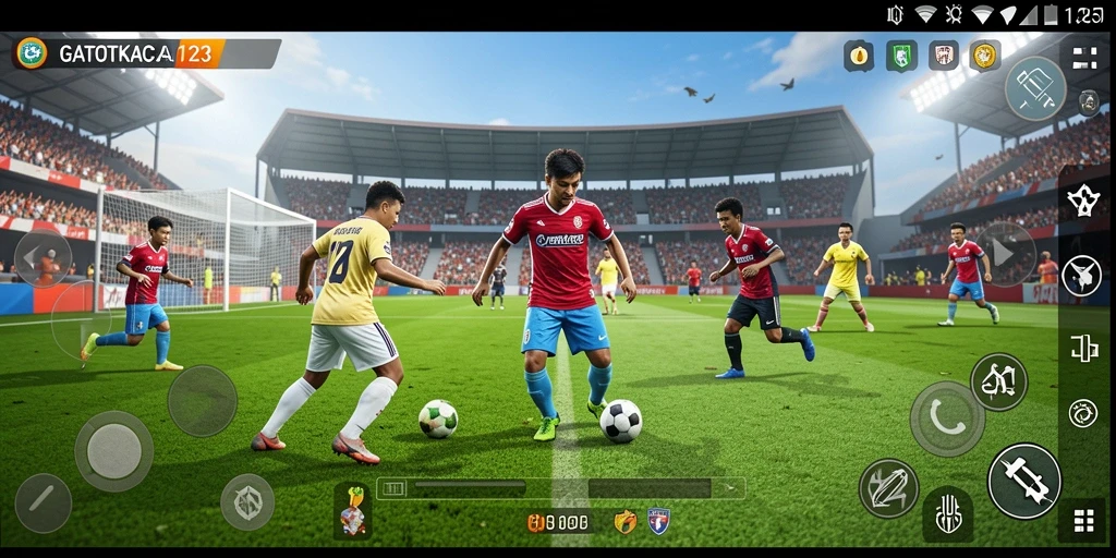 Tampilan gameplay GATOTKACA123 yang menegangkan dan seru.