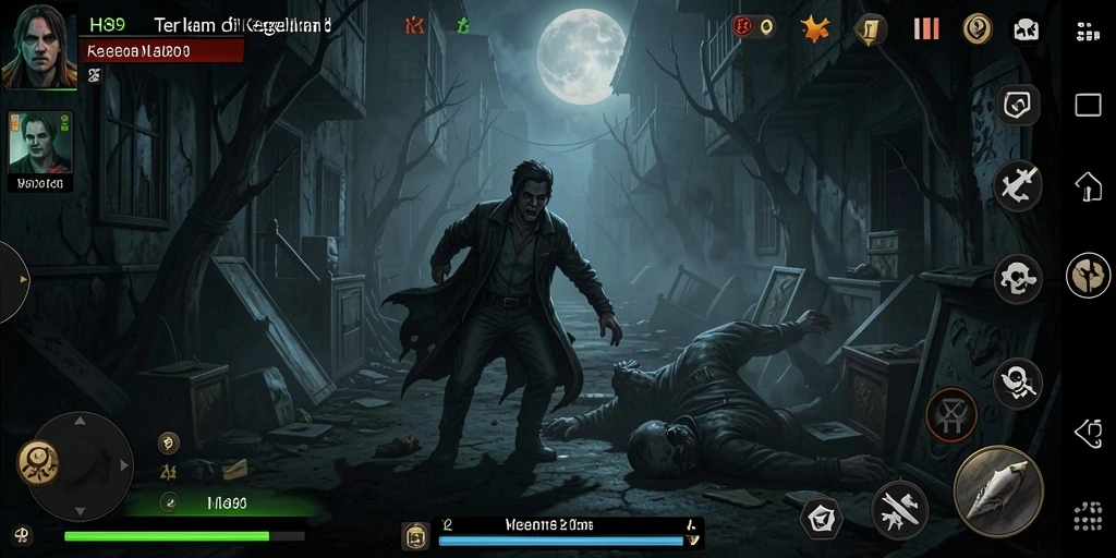 Tangkapan layar H89 menampilkan momen menyeramkan dalam gameplay.