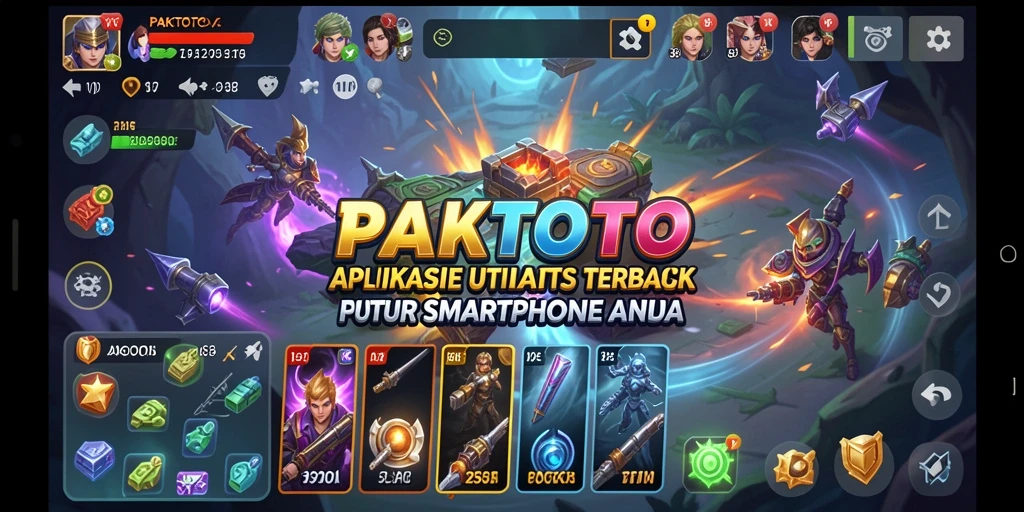 Tampilan utama PAKTOTO dengan fitur utilitas yang canggih.