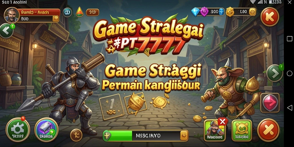 Tampilan permainan SLG yang menarik dan penuh strategi.