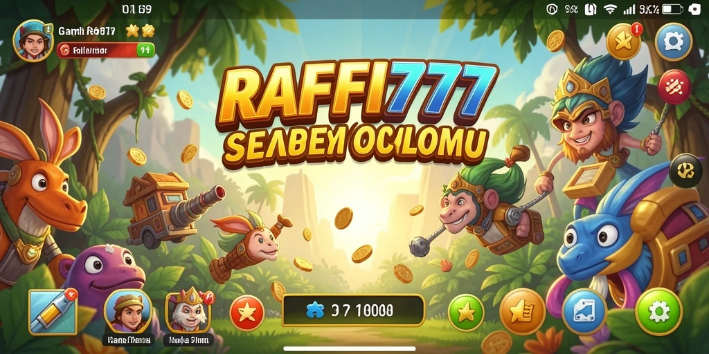 Tampilan gameplay seru di RAFFI777 dengan berbagai level menarik.