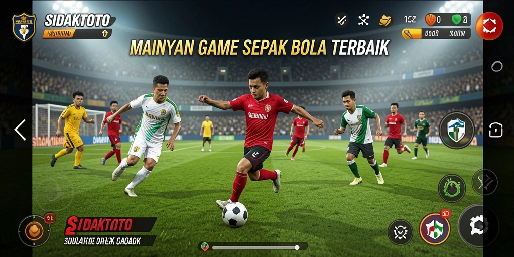 Gameplay sepak bola menarik dalam SIDAKTOTO yang penuh tantangan.